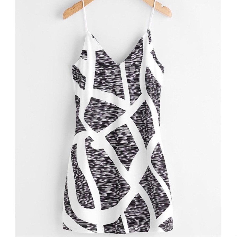 Abstract Print Cami Dress